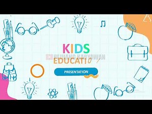 FREE powerpoint templates animation Kids Education | Animated PowerPoint Presentation Slide.