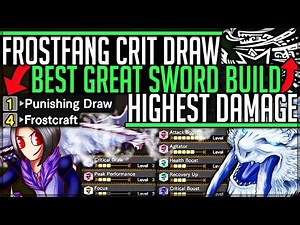 New Best Great Sword Build - Punishing Crit Draw - Highest Damage - Monster Hunter World Iceborne!
