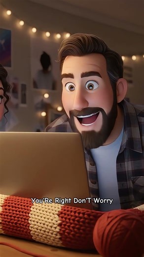 How my Dad "fixes" my computer... 💻❄️ #DadJokes #Animation #Shorts #TechSupport