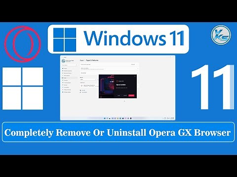 ✅ How To Completely Remove Or Uninstall Opera GX Browser From Windows 11