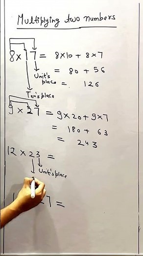 Multiplying two numbers