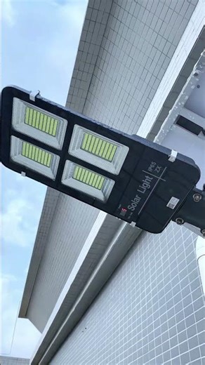 A Look at This Solar Street Light’s Water Resistance | Simple Water Spray Demo
