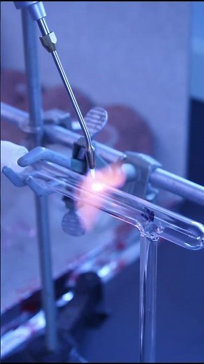 Scientific Glassblowing Inorganic Chemistry #radforduniversity #chemistry #science