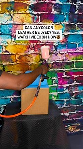 Get your dye kits from www.customleathercoatings.com #customleathercoatings#leatherdye#blue#orange#bmw | Custom Leather Coatings