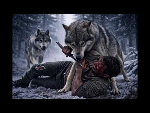 Man vs Wolf #man vs wolf #wolfencounter #wildlifeencounter