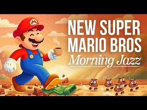 New Super Mario Bros Relaxing Morning Jazz ☕🎷 (Study & Work Music)