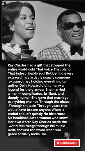 The Woman Who Stood Beside Ray Charles #shortvideo