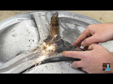 Replacing bearings in a Kenmore front loading washing machine. Model 417.44102301