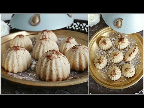 GHRIBIA - BISCUITS TRÉS FACILE ET RAPIDE POUR L' AID - recette gâteau algérien fondant : montecaos