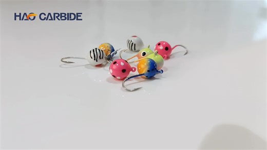 Tungsten Ball Ice Jig 1.1g Bright Color Panfish Perch Crappie Ice Fishing