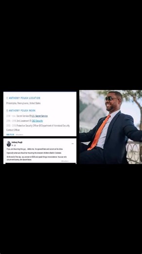 6.5K views · 23 reactions | WHY IS HE STILL EMPLOYED???? BREAKING:  Acting SECRET SERVICE AGENT Anthony Pough suggests Charlie Kirk GOT WHAT HE DESERVED and was responsible for his own d-ath. | Paula Carroll Wilson | Facebook