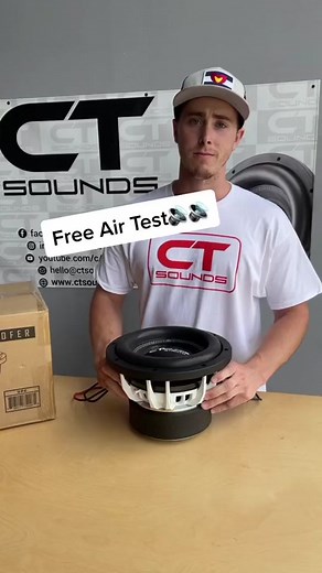Free Air Testing CT Sounds STRATO-10 10” Subwoofer
