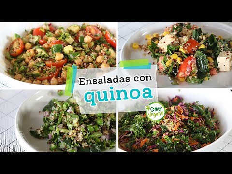 QUINOA SALADS | Four complete meal options for lunch or dinner...