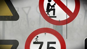 Stop! Sign Motion Demo Ahead