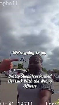 Bratty Shoplifter Pushed Her Luck With the Wrong Officers part 1. Full clip on: Uncovered
