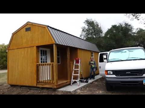 Living off grid in a Tiny Shed : First Look