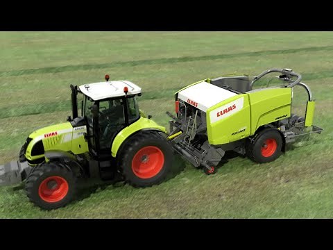 CLAAS ROLLANT 455. Animation.