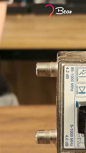 Easy way to secure cable on TV amplifier #easy #secure #cable #tv