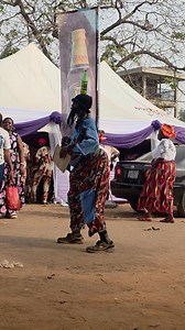 Nelly's mum-in-law's funeral is an entire carnival. Over 20 caterers. Over 20 dance groups. I have lost count. But this guy is one performer I love. | Chioma Ifeanyi-Eze