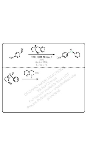 Johnson–Corey–Chaykovsky reaction converts aldehydes and ketones into epoxides through sulfur ylide mediated one-carbon transfer. First introduced by A. William Johnson and later refined into a broadly useful synthetic method by E. J. Corey and Michael Chaykovsky, it established sulfur ylides as practical homologation reagents for carbonyl chemistry. The transformation proceeds by ylide addition to the carbonyl group followed by intramolecular ring closure with expulsion of sulfide or sulfoxide.