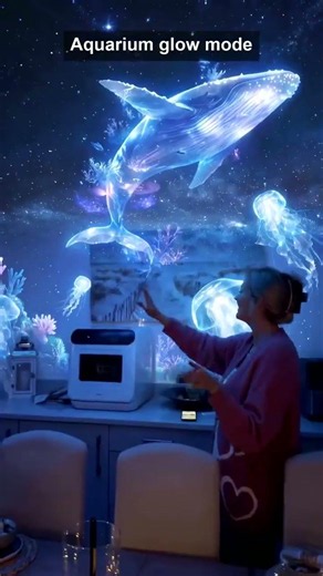 USB Galaxy & Moon Projector Night Light