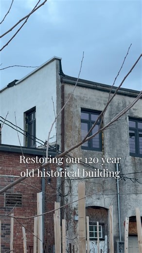 Historic Abandoned Building Renovation | New Windows Installed