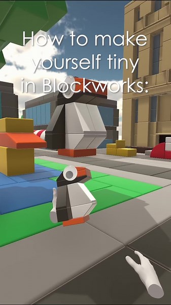 How to be tiny in BLOCKWORKS, available on Oculus and Steam 👉 game link in bio 👈 #blockworks #gamedev #gamedeveloper #indiedev #madewithunity #foryoupage #fyp #funny #cute #frog #viral