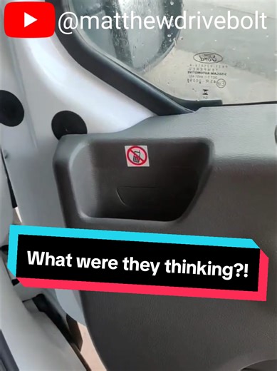 RIP Phone! - an evil person would have removed the sticker #vanlife #transit #ford #carproject #drivewayrepair