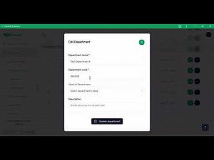Detailed Configuration of Company Structure (Branches & Departments)