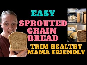 Sprouted Whole Grain Bread - no kneading required!