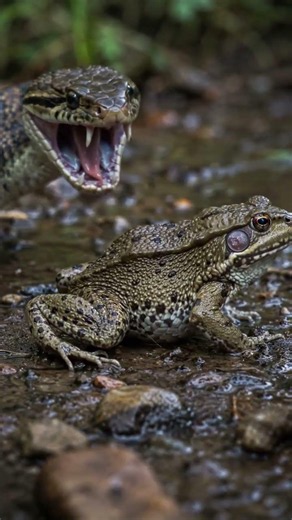 Snake vs frog