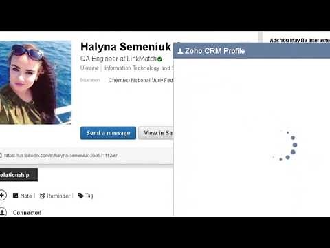 How To Save Linkedin Profiles to Your Zoho CRM Faster