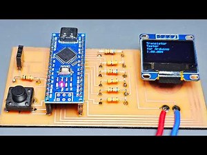 🔹 Test Any Transistor or MOSFET Easily – Simple Electronic Tool!