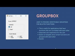 Groupbox - C# Windows Forms Controls