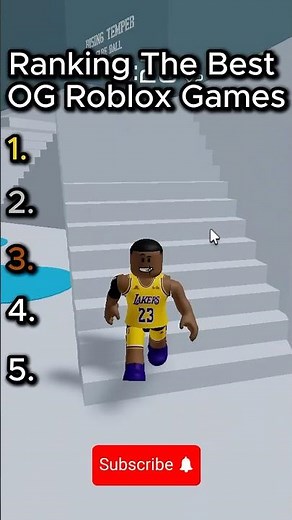 Ranking The Best OG Roblox Games