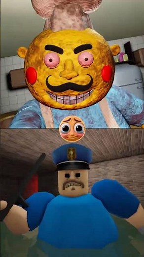 MR. MIX VS RUN FROM UNDERWATER BARRY JUMPSCARE | Roblox #roblox #shorts