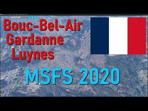 MSFS 2020 PACK: Bouc-Bel-Air (HD), Gardanne, Luynes... FRANCE + LINK