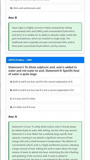 Physical and Chemical Properties of Acids