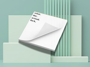 Snarky 'what the Actual F*ck' Sticky Notes - Hilarious Office Gift for Coworkers, Students & Friends - Etsy