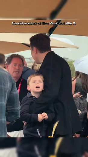 SO CUTE 💙 #socute #elonmusk #xaea12 #fypシ゚viral | anak elon musk