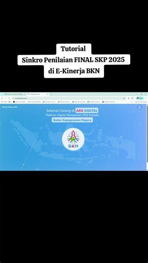 Tutorial Sinkro Penilaian FINAL SKP 2025 di E-Kinerja