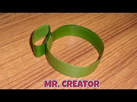 How to Make Wrist Watch With Coconut Leaves for Craft Lovers