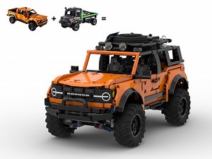 LEGO MOC-139309 Ford Bronco RC (42126   42129 dual alternate) (Technic 2023)
