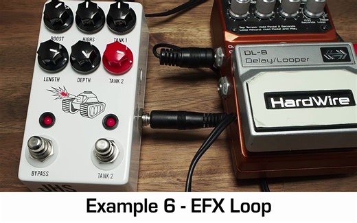 【树原搬运】坦克弹簧混响电吉他单块效果器 JHS Spring Tank Sound Demo (no talking)