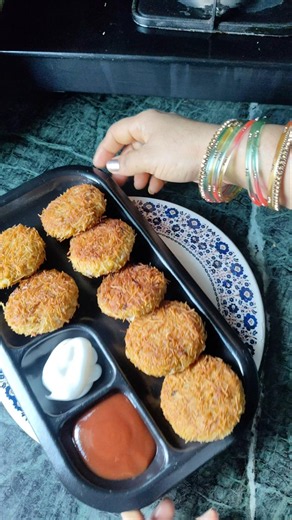 "Crispy Aloo Poha Cutlet. 15 min zero waste tea time snack"