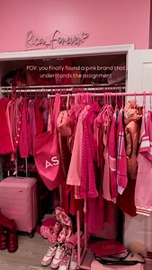 When you finally find a pink clothing brand that understands the assignment 📝 🙌🏽🩷 Love my pink clothing collection 😍 I’ll be doing a full tour on my YouTube channel soon so stay tuned and subscribe 🎥 Vlogtober day 6 🎥💕 follow me for daily pink content for the next 31 days🥰 All my pink items are linked in my bio under pink finds 💞 #pinklifestyle #pinkfinds #pinkkitchens #pinkclothes #pinkhair #pinknailart #pinkcleaning #pinkaesthetic #pinkbathroom #pinkbedroom #pinksofa #pinklivingroom 