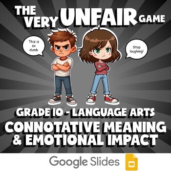 Connotative Meaning & Emotional Impact VERY UNFAIR GAME - Grade 10 ELA Review