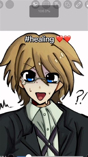 byakuya heals yass// #danganronpa #artist #trend #healing #edit
