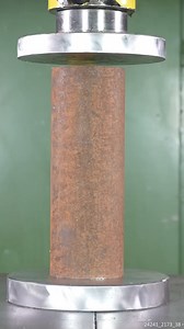 Crushing a PIPE! #asmr #satisfying #crush | Hydraulic press channel