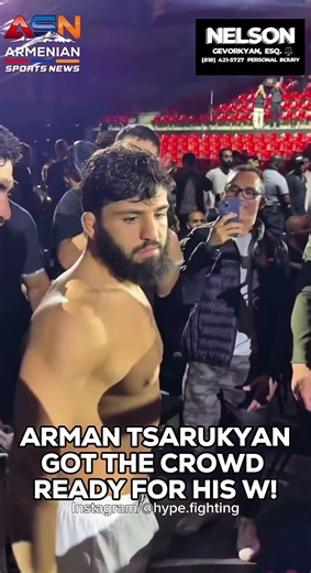 Arman Tsarukyan always walks out to traditional Armenian music for his fights 💪🇦🇲 #armenia #mma